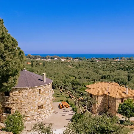 بيت للعطل Gerakomylos Stone House *